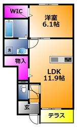 プレベール小路東の物件間取画像